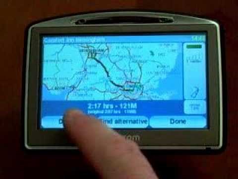New TomTom Go 520 / 720 Sat Nav Review / Demo