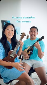 leveling up this @jackjohnson ditty with harmony riffs!! ft my bro @newukecity day41 /#100daysuke2025 #ukulele #bananapancakes #duet #siblings #jackjohnson | Cynthia Lin