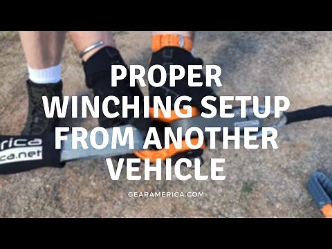 Proper Winching setup from another vehicle