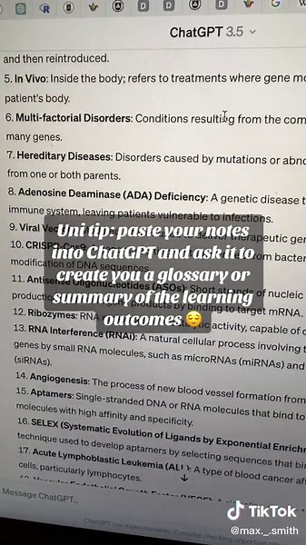 ChatGPT for University Notes: AI Tips & Tricks