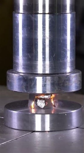 Hydraulic Press vs Reactive Metal - Explosive Fireball Reaction!