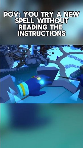 Tried a New Spell and Froze Myself As a Wizard in VR