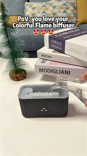 This aroma diffuser is so beautiful and it comes with 6 bottles of essential oils too! 🥰 #aromadiffuser #humidifier #diffuser #giftsforher #christmasgiftideas