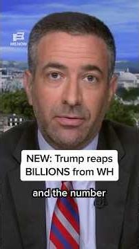 NEW: Trump reaps BILLIONS from WH