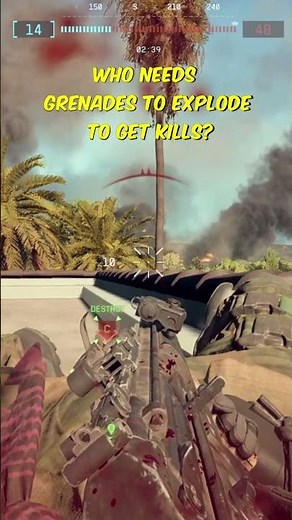 WHAT KIND OF A NOOB NEEDS GRENADES TO EXPLODE