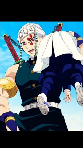 Tengen Uzui Slaps Aoi's Butt | Demon slayer season 2 Episode 1| Entertainment District Arc #shorts