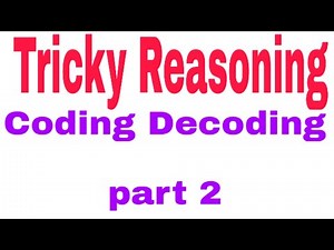 coding decoding part 2 एकदम बेसिक से upp ssc sscGD TET &all exam