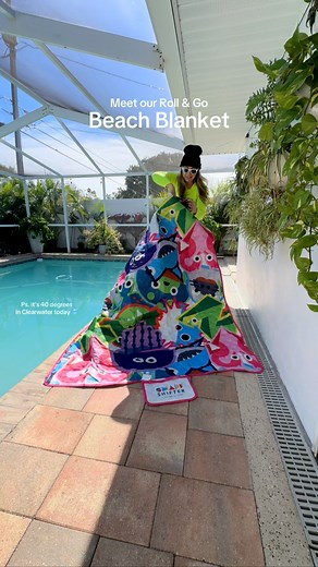 4 comments | COMING SOON: Easier beach days ahead! Just ROLL & GO with our oversized, waterproof Fish and Friends beach blanket that's ready to go wherever adventure takes you ✌勺 Ps. Check on your Florida friends. It's FREEZING today! #ssfishandfriends #beachessentials #beachblanket #florida #winterinflorida | Shop ShapeShifter Fish and Friends | Facebook