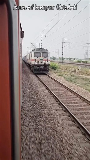 Jammu mail express Xing with Kanpur Shtabdi Express