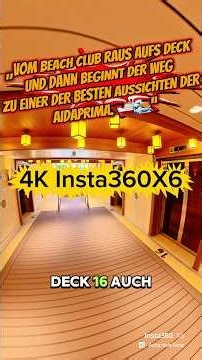 Vom Beach Club bis Suite 11191 – dieser Weg endet mit DEM Blick! 🚢🌊 #AIDAprima #Suite11191