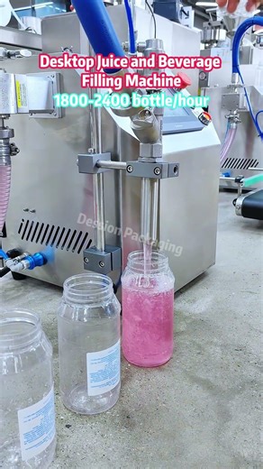 Tabletop Juice Beverage Filling Machine