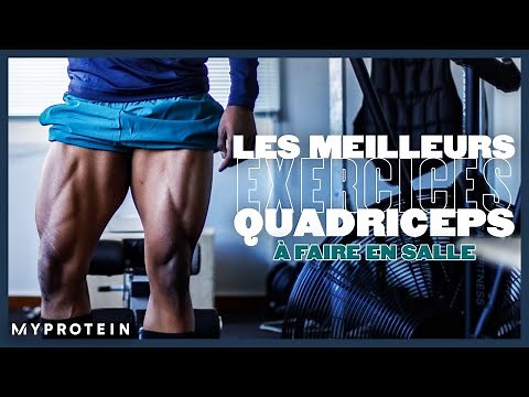 Les MEILLEURS Exercices Jambes pour QUADRICEPS (à faire en salle de sport)