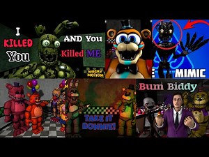 All the funny FNAF animations I made in 2024 [FNAF/SFM] Five Nights At Freddy's meme Animations