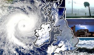 High alert as violent tropical CYCLONE sweeps towards UK and will hit within a FORTNIGHT