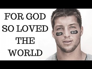 Tim Tebow Shares Incredible Story of John 3:16