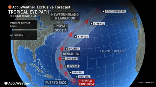 New System Expected To Become Tropical Storm Forms In Atlantic: Here's Predicted Path