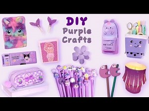 DIY Purple crafts - cute purple things in 5 minutes for you