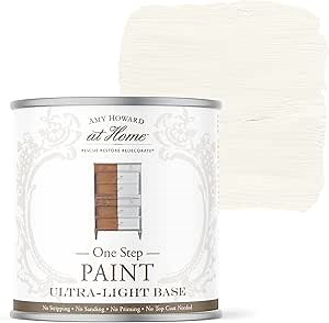 AMY HOWARD AT HOME Chalk-Based One Step Paint for Furniture, Cabinetry, Decor, Finish, and More | No Stripping, Sanding, or Priming | Ultra-Light Base | 16 Ounce | Barnboard