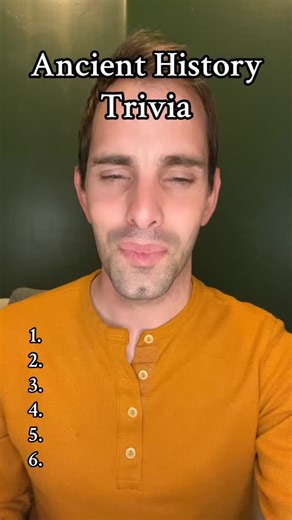 Hunter Kimzey on Instagram: "Ancient history trivia! #trivia #quiz #fun #triviachallenge"