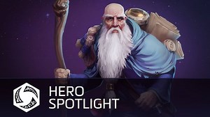 "Stay awhile and listen!" Deckard Cain is a set-up healer who keeps enemies at bay with his ancient artifacts. Available right now! | Blizzard