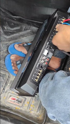 sony xplod amplifier and subwoofer setup #automobile #sony