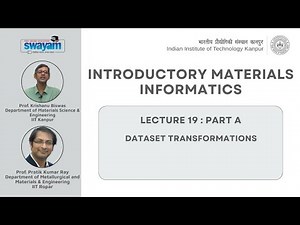 Lecture 19 Part 1: Dataset transformations