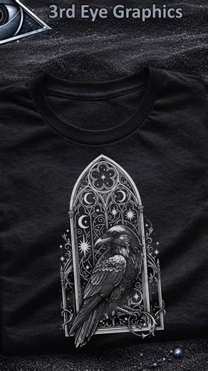 New Gothic Raven Witchy T-Shirt Designs | Shop Now!