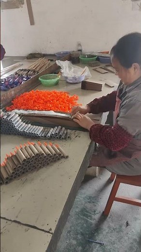 Fireworks Factory Tour—How to Pack a Rocket Fireworks? #fireworks #pyro