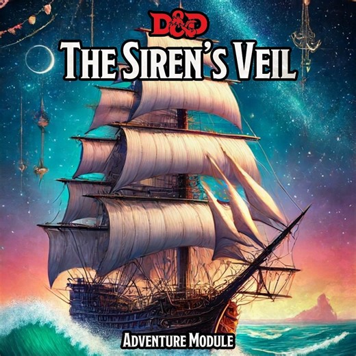 The Siren's Veil Dnd 5E Adventure: Supernatural Intrigue (levels 1-5) (PDF) - Etsy