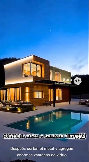 This is how they turn shipping containers into luxury homes! #container #construction #houseconst...