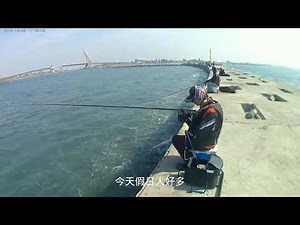 釣到一半洗堤(驚)，收收回去 洗洗睡｜屏東｜大鵬灣｜南堤｜烏魚