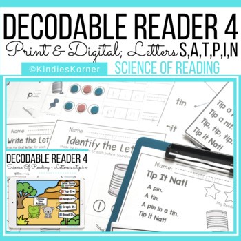 Science of Reading SoR Aligned Decodable Readers 4 Print & Digital