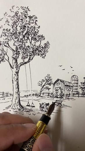 Easy to learn farm sketch ✍🏻 #art #colorful #drawings #sketch #paintings #designer #cartoon #digitalart #reelitfeelit #reelsfypシ #watercolor #oilpainting #blackandwhite #tattooartist #handcrafted #ad #handpainted #How #enjoy https://youtube.com/@pyfaart7607?si=-bz-Lvrd-FQJuw76