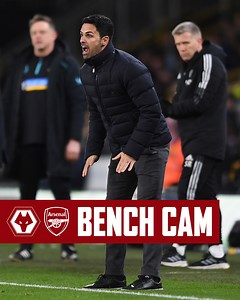 All the drama from a big win at Molineux 👊 🆚 Wolves 🏟 Molineux 🏆 Premier League 📺 Watch the best of Bench Cam from Thursday night's game 👇 | Arsenal