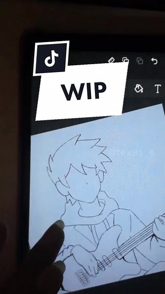 [#eddsword] Animation Process/wip from my latest animation. Enjoy☕>>> #flipaclip #eddsworldtom #eddsworldedd #eddsworldtord #tord #animation #fyyyplssssssssssssss🥺