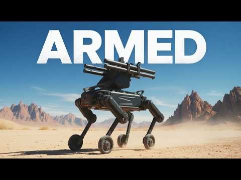 Armed Chinese Robot at UMEX 2026