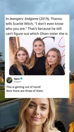 In Avengers: Endgame (2019), Thanos tells Scarlet Witch, "I don't even know who you are."