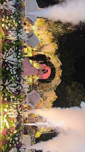 Couple Romantic Moments on Wedding & Reception Stage | Beautiful Decoration Shots 💍