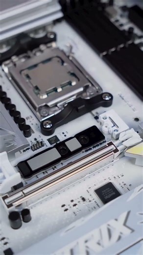 Satisfying White PC Assembly Start to Finish ☁️ #asmr #pcbuild #tech