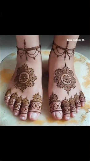 || Simple & Easy Mehndi Designs For Leg || #shorts #ytshorts #mehndi