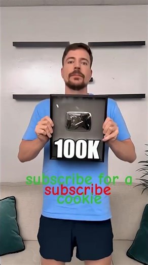 Every play button Mr beast have....