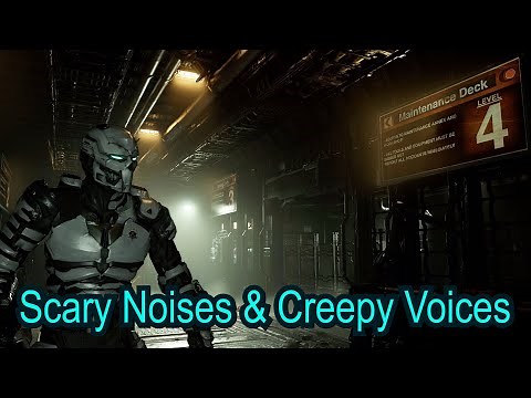 The Sound Design Is So Good In The Dead Space Remake! (1 Minute of Creepy Ambience + Hallucinations)