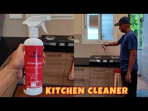 Best Kitchen Cleaner| urban Wipe Kitchen Cleaner Spray Review |How to use urban Wipe Kitchen Cleaner