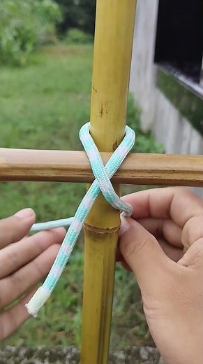 Absolutely the BEST and Easiest Pole and Bamboo Lashing Knot!!