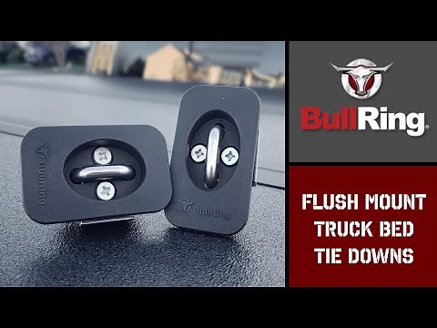 Bull Ring Flush Mount Truck Bed Tie Down Installation on my Ford F-150