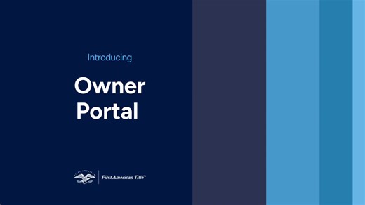 🏡 Introducing the New First American Title Owner Portal! We’re excited to announce the launch of the First American Title Owner Portal, designed to give homeowners a simple, secure way to stay informed and protect their property. 💼✨ With the Owner Portal, you can: 🔍 Monitor your property for new deeds, liens, or listings 📧 Receive email alerts if activity is detected 📄 View your policy summary in an easy-to-read format 💡 Access FAQs and resources to help you understand your coverage Enjoy 
