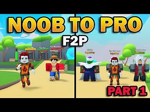 Noob to Pro Part 1 Anime Warriors Simulator 2 F2P