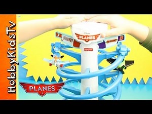 Disney Planes Spiral Flying Racers Dusty Toy Review HobbyKidsTV
