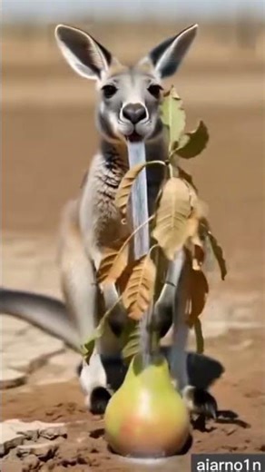 Kingaroo Growing A Pear Tree 🌴 ai cartoon Vedio achi Lage to channel ko subscribe karna