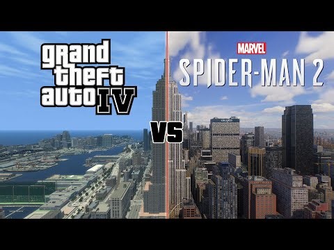 I Compared GTA 4 Map With Marvel's Spider-Man 2 Map
